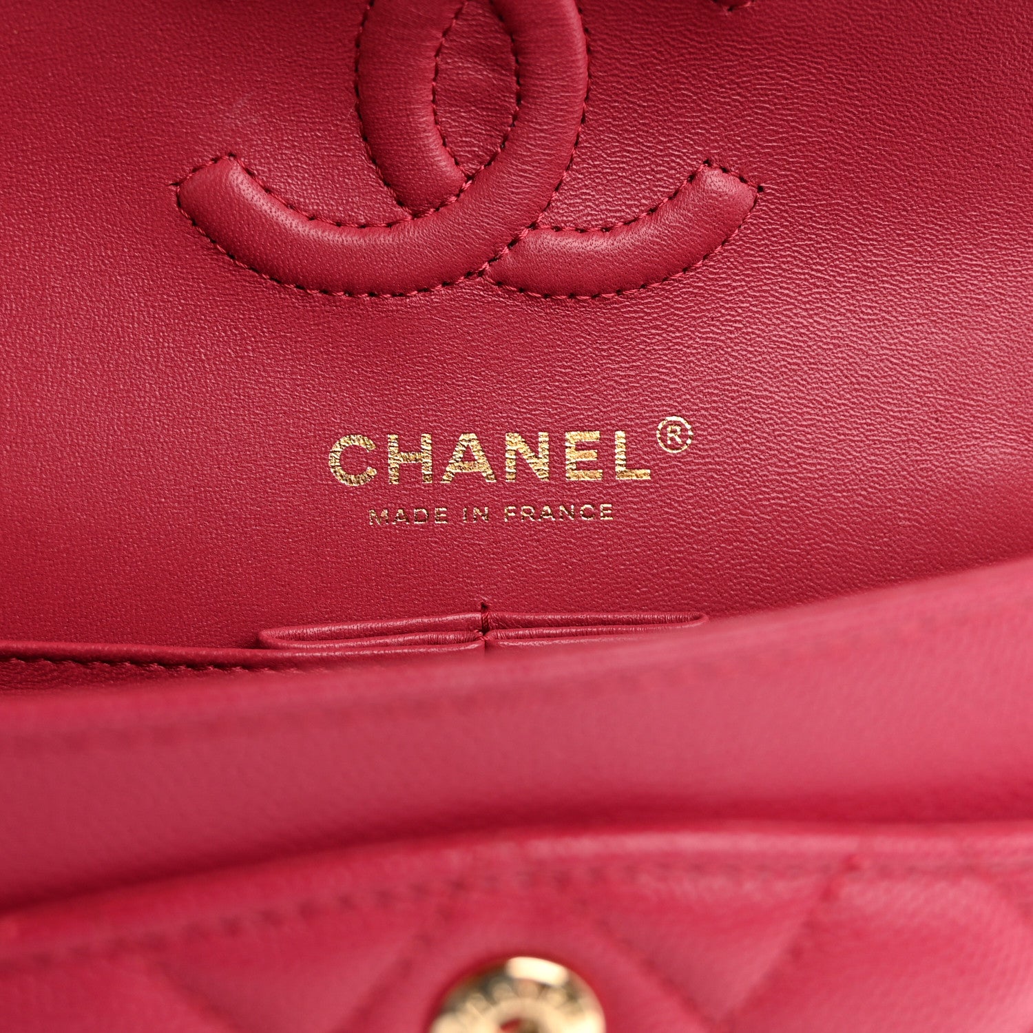 Chanel Caviar Quilted Small Double Flap Dark Pink 6 of 11