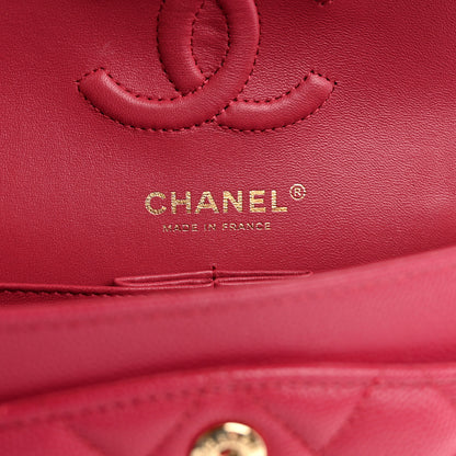 Chanel Caviar Quilted Small Double Flap Dark Pink 6 of 11