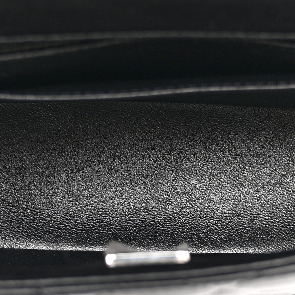 Lambskin Quilted Mini Square Flap Black