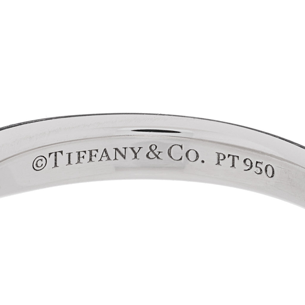 Tiffany Platinum 3mm Harmony Band Ring 54 6.75 4 of 4