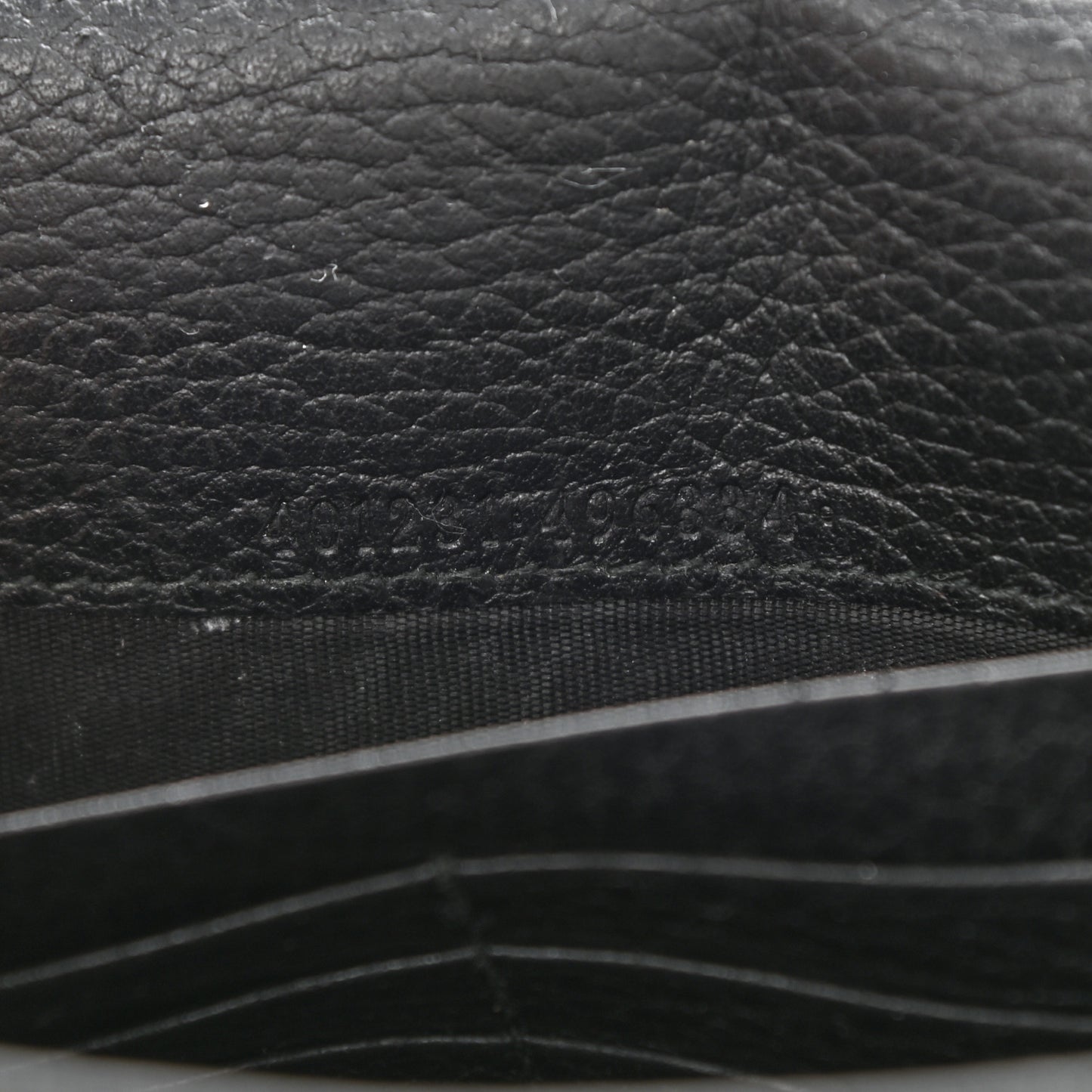 Calfskin Mini Dionysus Chain Wallet Black