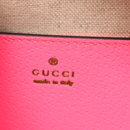 Gucci GG Supreme Monogram Textured Dollar Calfskin Web Ophidia Small Crossbody Bag Beige Ebony Fuchsia 6 of 10