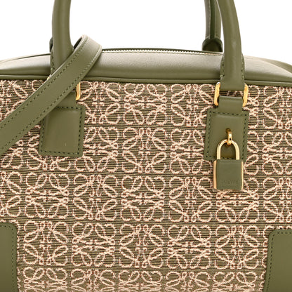 Loewe Jacquard Anagram Calfskin Amazona 23 Avocado Green 7 of 12