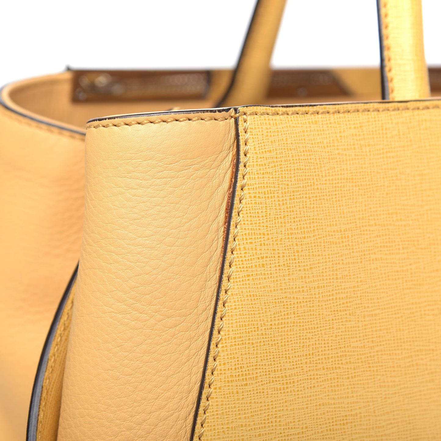 Vitello Elite Flamingo Regular 2Jours Tote Giallo Alchemy