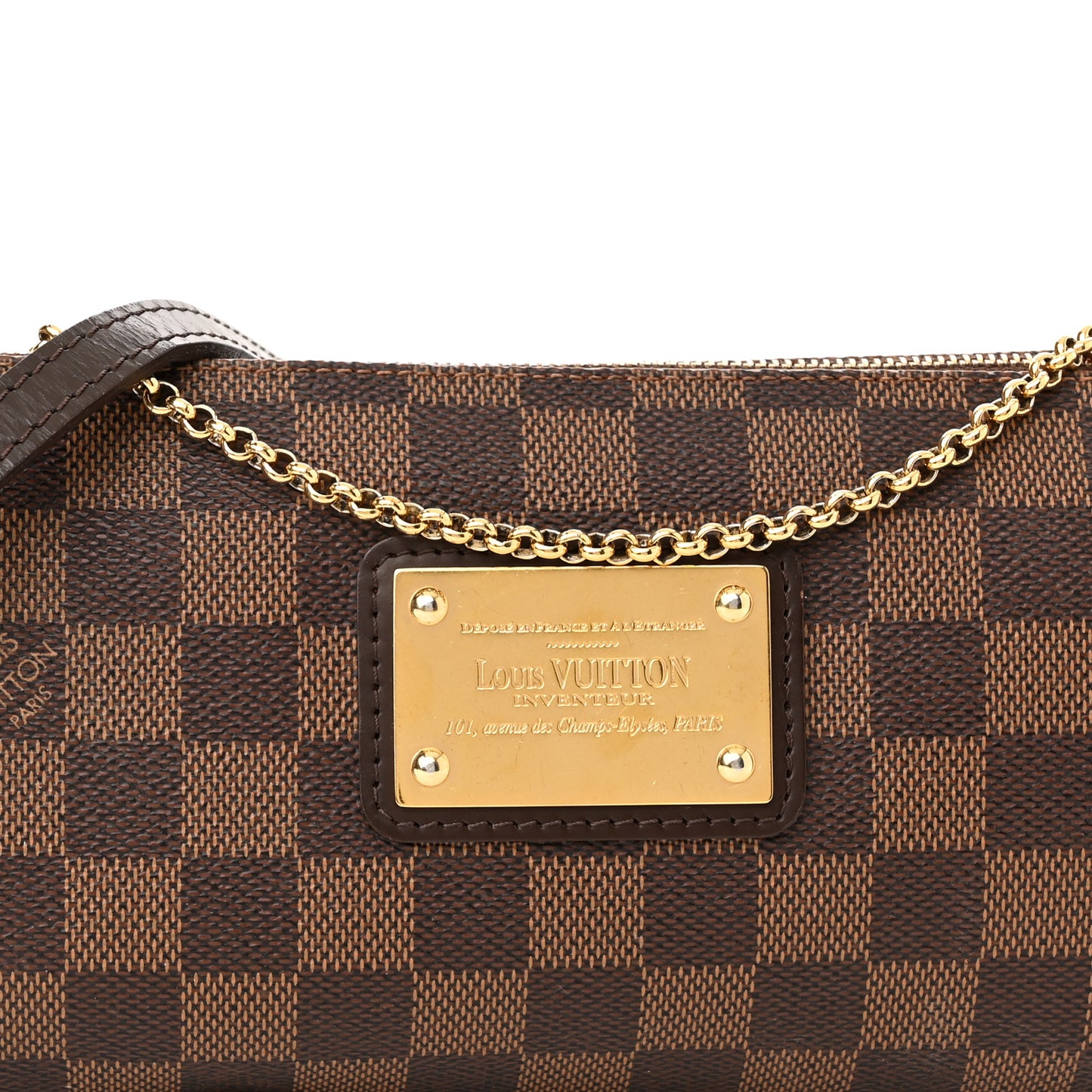 Damier Ebene Eva Clutch