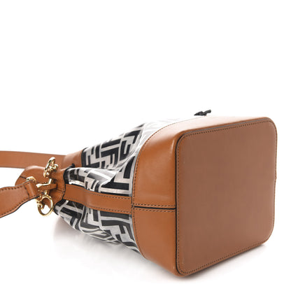 Fendi TPU FF Vitello Aura F is Fendi Grande Mon Tresor Bucket Bag Black Cuoio 4 of 11