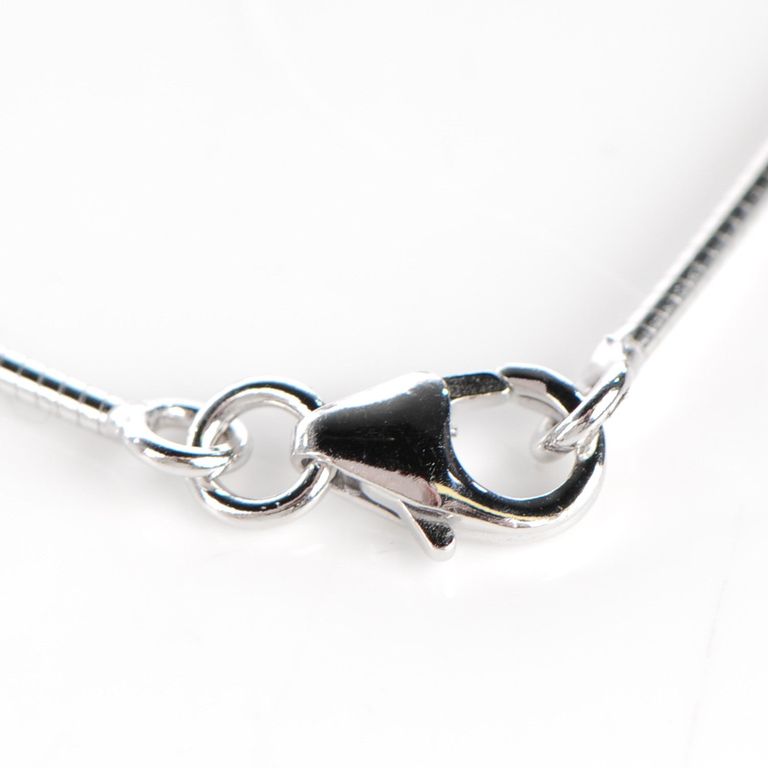 Hermes Palladium Laquer Cage d'H Necklace Royal Bleu 3 of 5