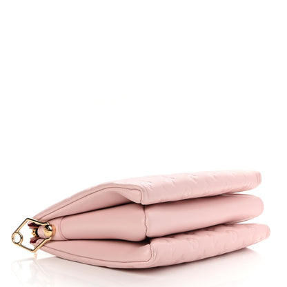 Louis Vuitton Lambskin Embossed Monogram Coussin PM Rose 4 of 8