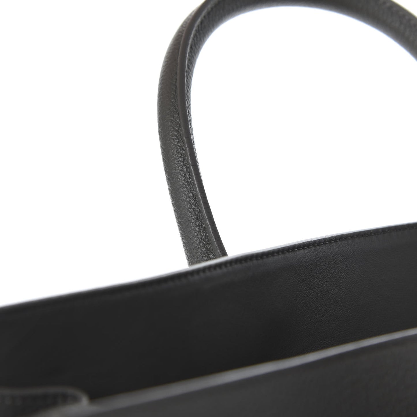 Grained Calfskin Small Sac De Jour Fog