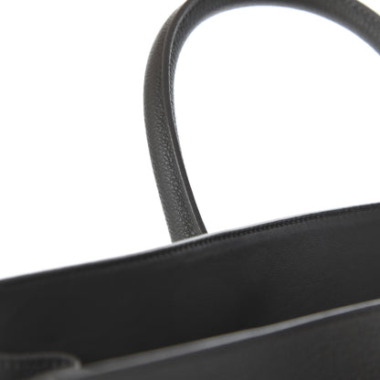 Saint Laurent Grained Calfskin Small Sac De Jour Fog 12 of 13