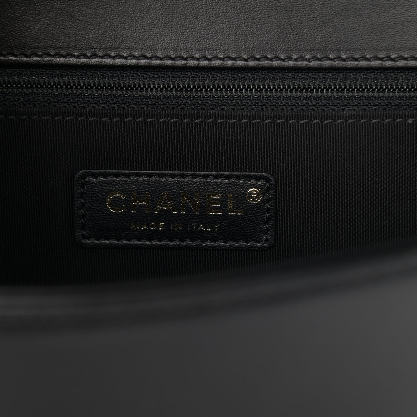Lambskin Quilted New Medium Boy Flap Black