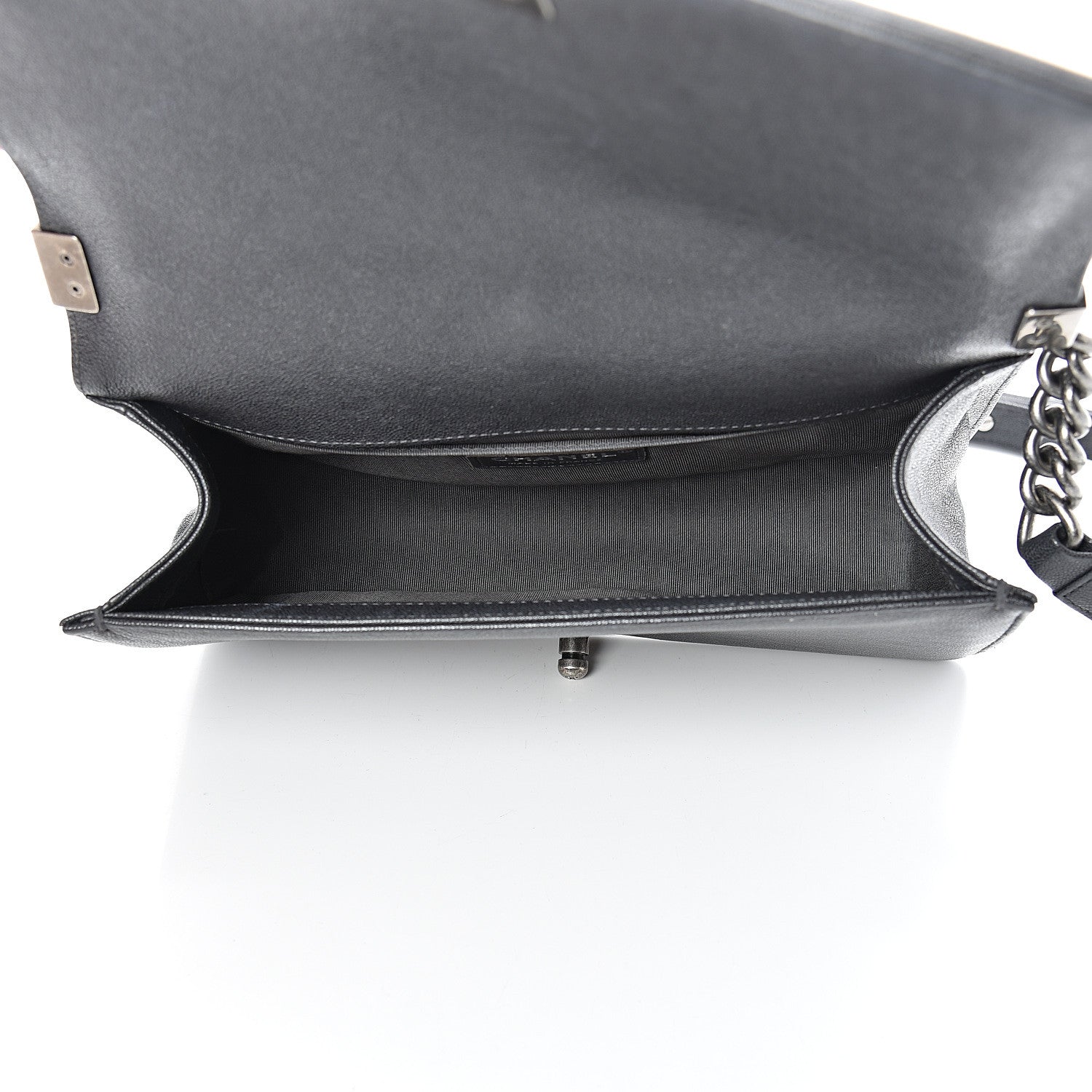 Chanel Caviar Quilted Medium Boy Flap Anthracite 4 of 10