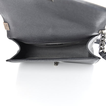 Chanel Caviar Quilted Medium Boy Flap Anthracite 4 of 10