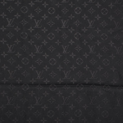 Louis Vuitton Silk Wool Monogram Shawl Black 1 of 5