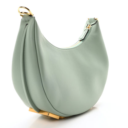 Fendi Vitello Grace Matte Small Fendigraphy Hobo Bag Menta 4 of 10
