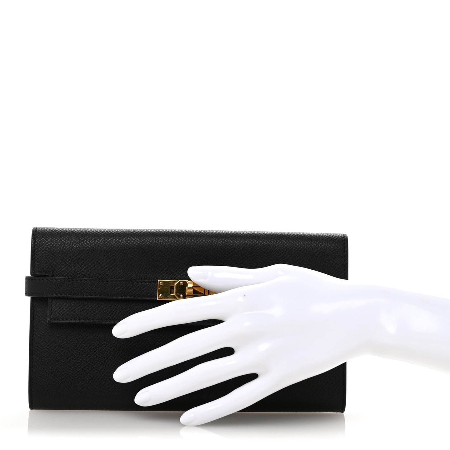 Epsom Kelly Longue Wallet Black