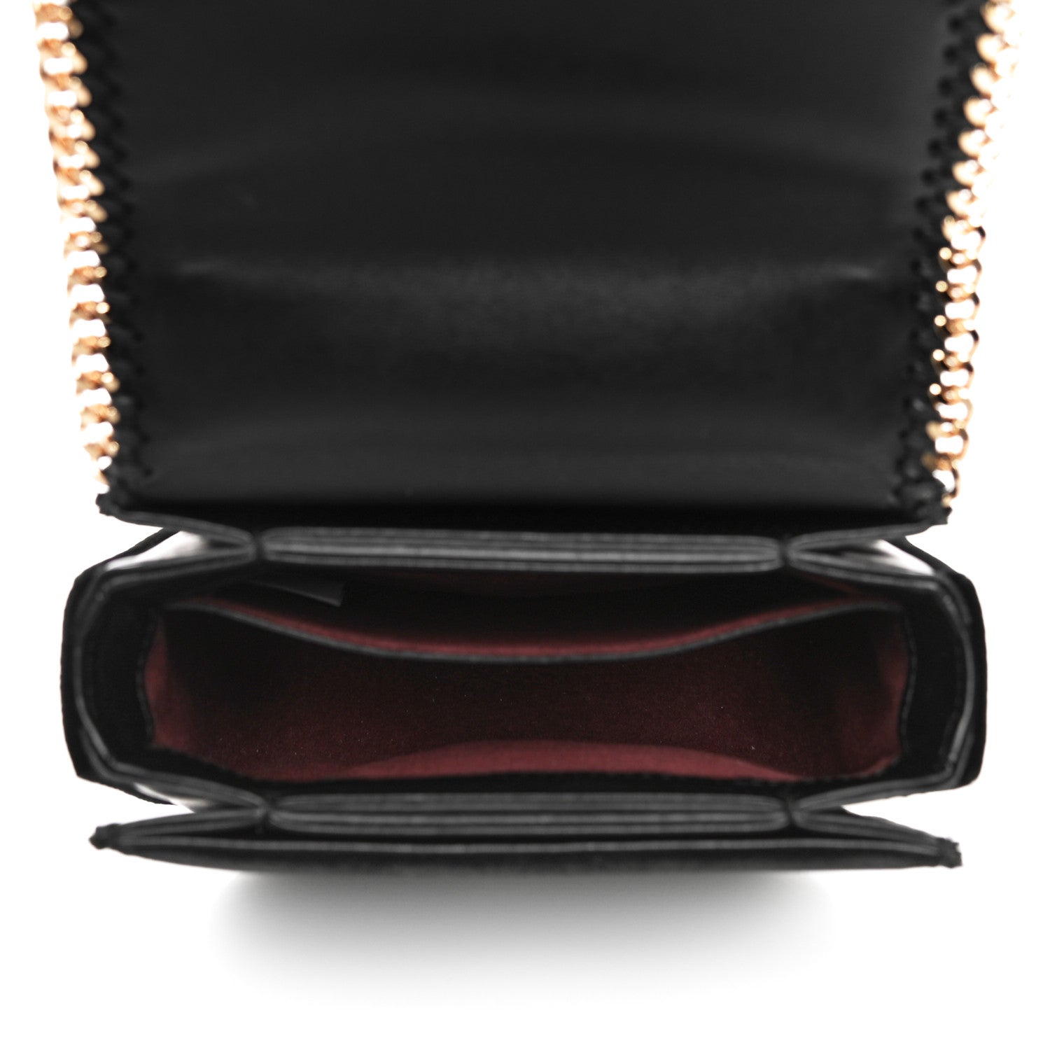 Stella McCartney Velvet Effect Medium Falabella Box Shoulder Bag Black 5 of 12