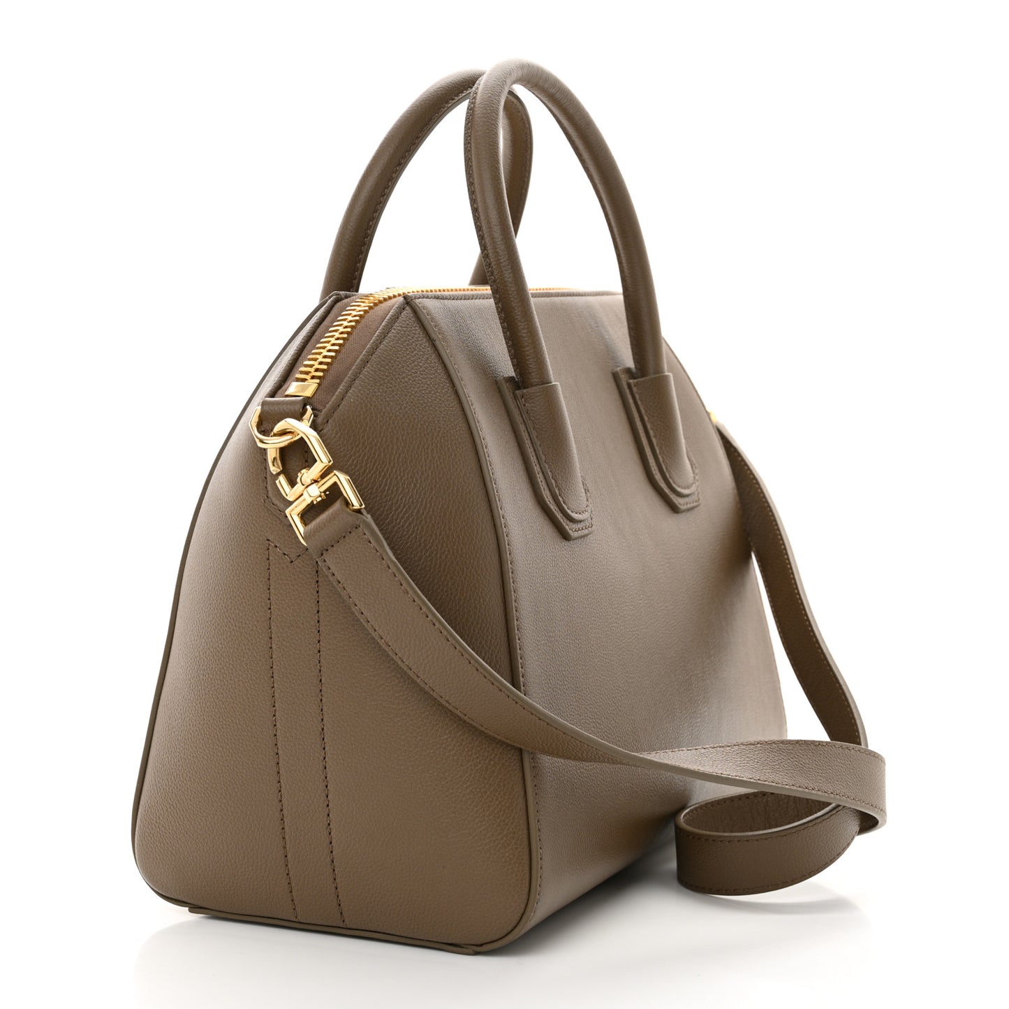 Sugar Goatskin Small Antigona Medium Taupe