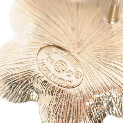 Chanel Pearl CC Flower Earrings Gold 4 of 5