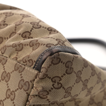 Gucci Monogram Medium D Gold Ring Hobo Dark Brown 10 of 18