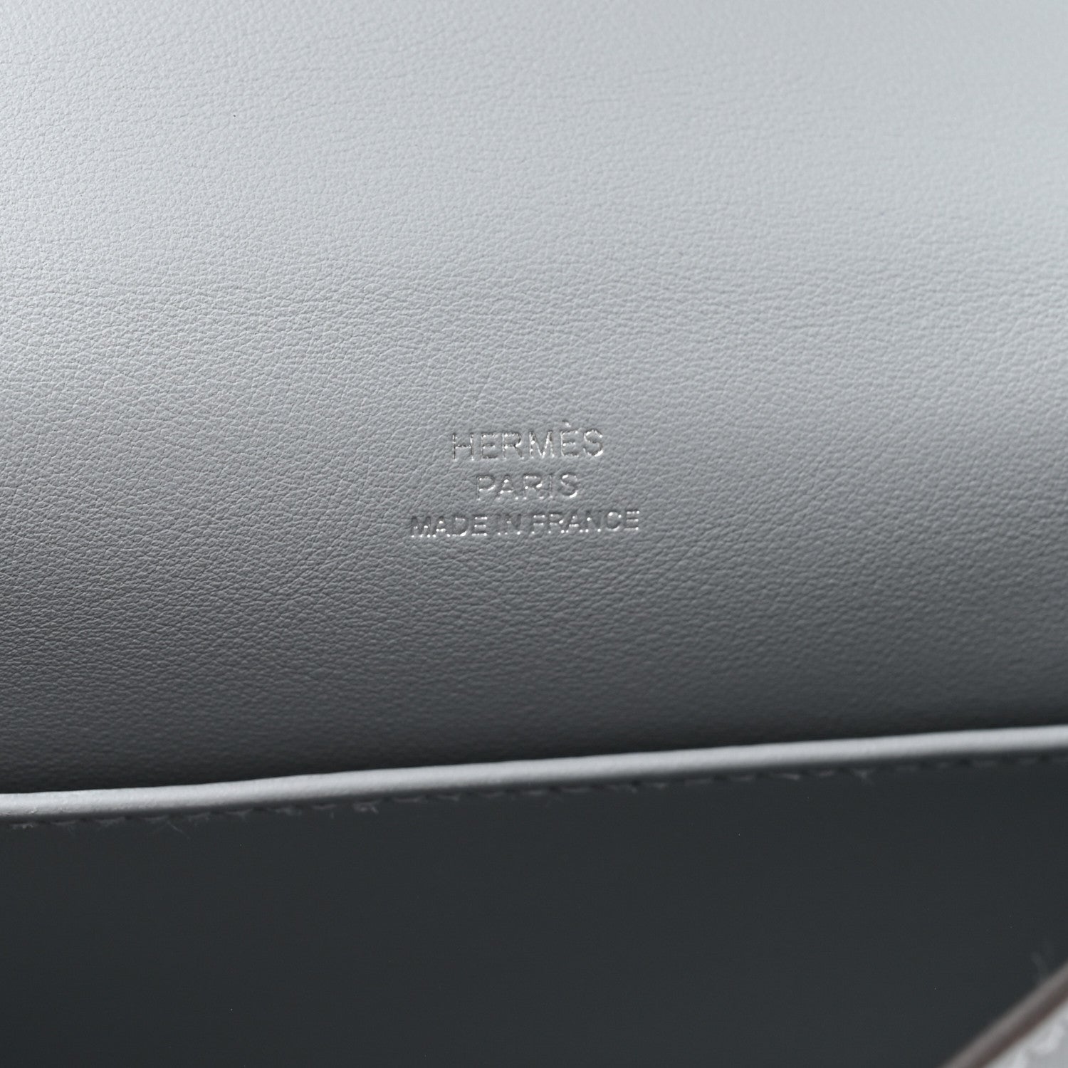 Hermes Swift Kelly Pochette Clutch Gris Pantin 6 of 12