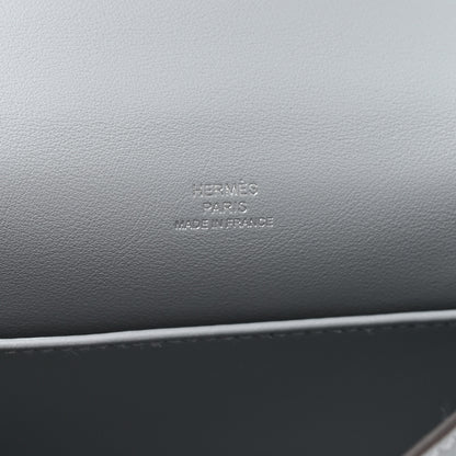 Hermes Swift Kelly Pochette Clutch Gris Pantin 6 of 12