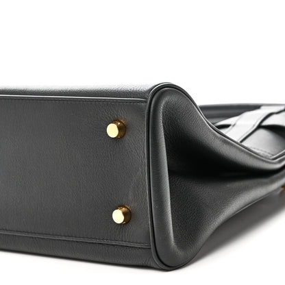 Celine Supple Calfskin Medium Annabel Black 9 of 9
