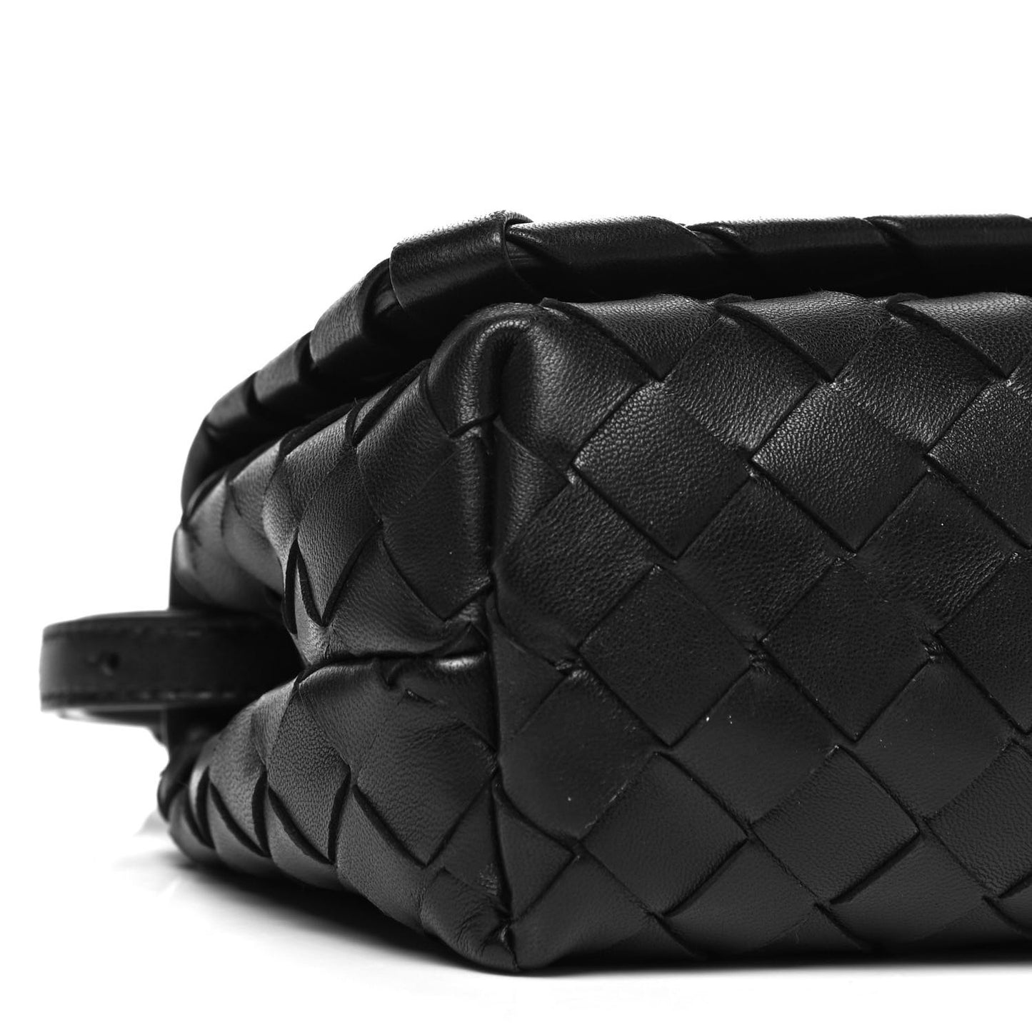 Nappa Intrecciato Mini Crossbody Black
