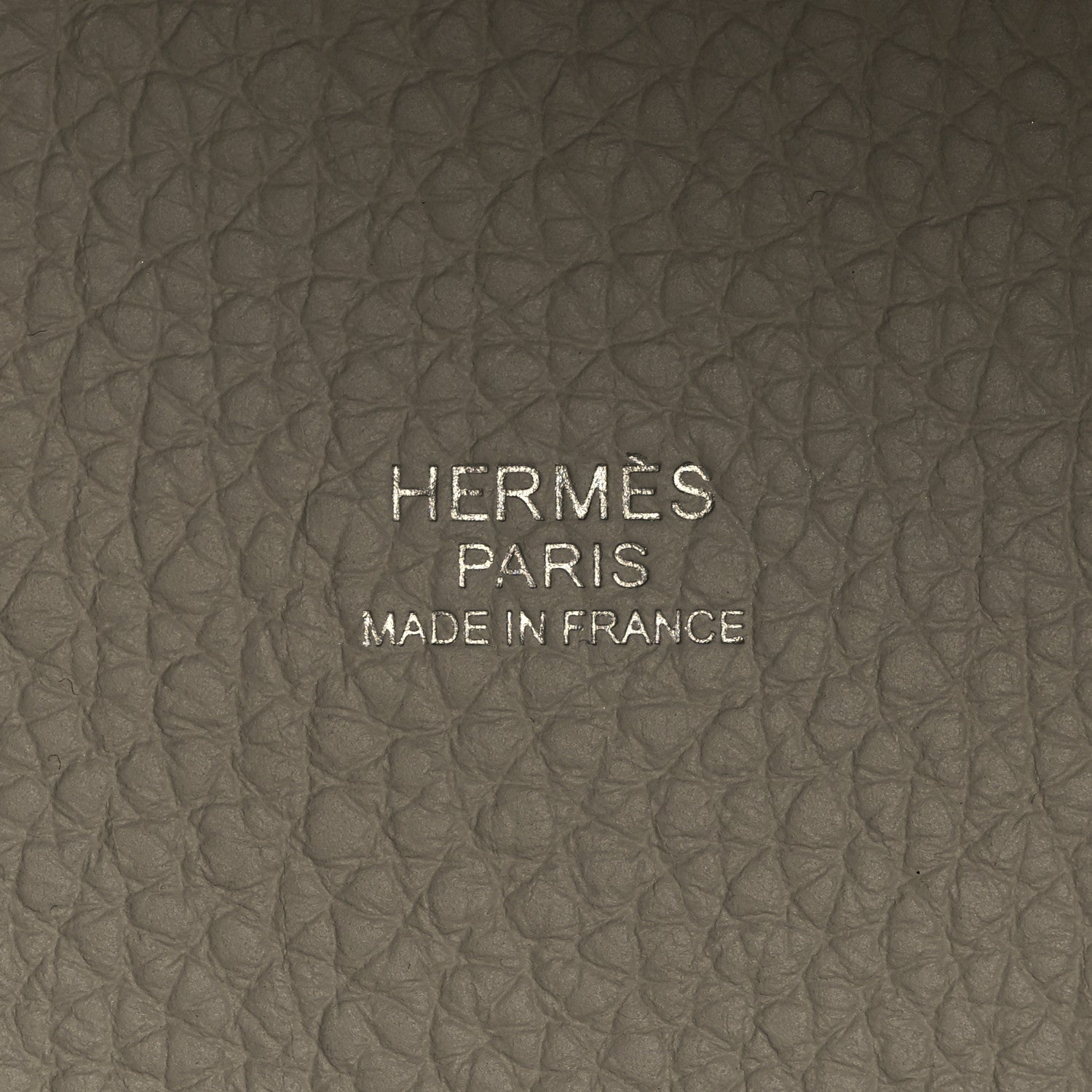 Hermes Taurillon Clemence Picotin Lock 18 PM Beton 6 of 10