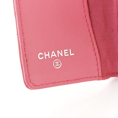 Chanel Lambskin Quilted 6 Key Holder Pink 6 of 12