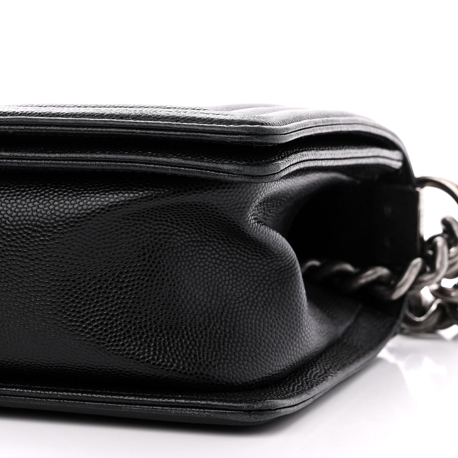 Chanel Caviar Quilted Medium Boy Flap Black 10 of 15