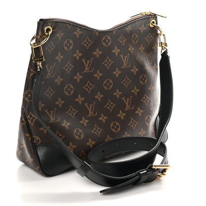 Louis Vuitton Monogram Odeon MM Black 3 of 9