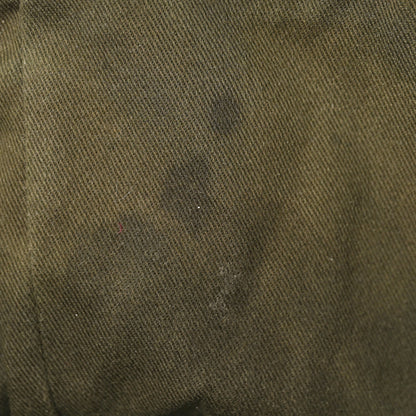 Chanel Straw Raffia Calfskin Striped Medium Deauville Tote Khaki Beige Navy Blue 16 of 19