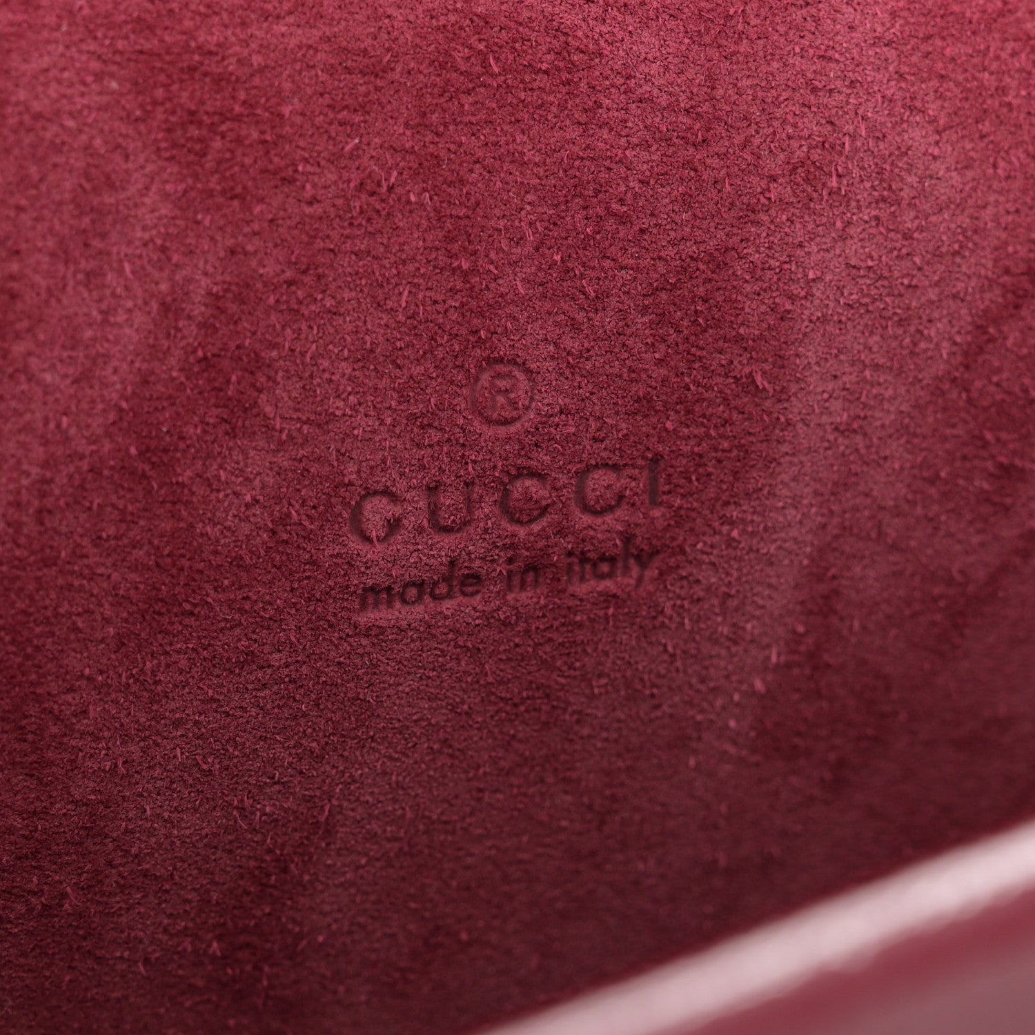 Gucci Crinkled Patent Small Dionysus Top Handle Bag Rosso Ancora Red 6 of 9
