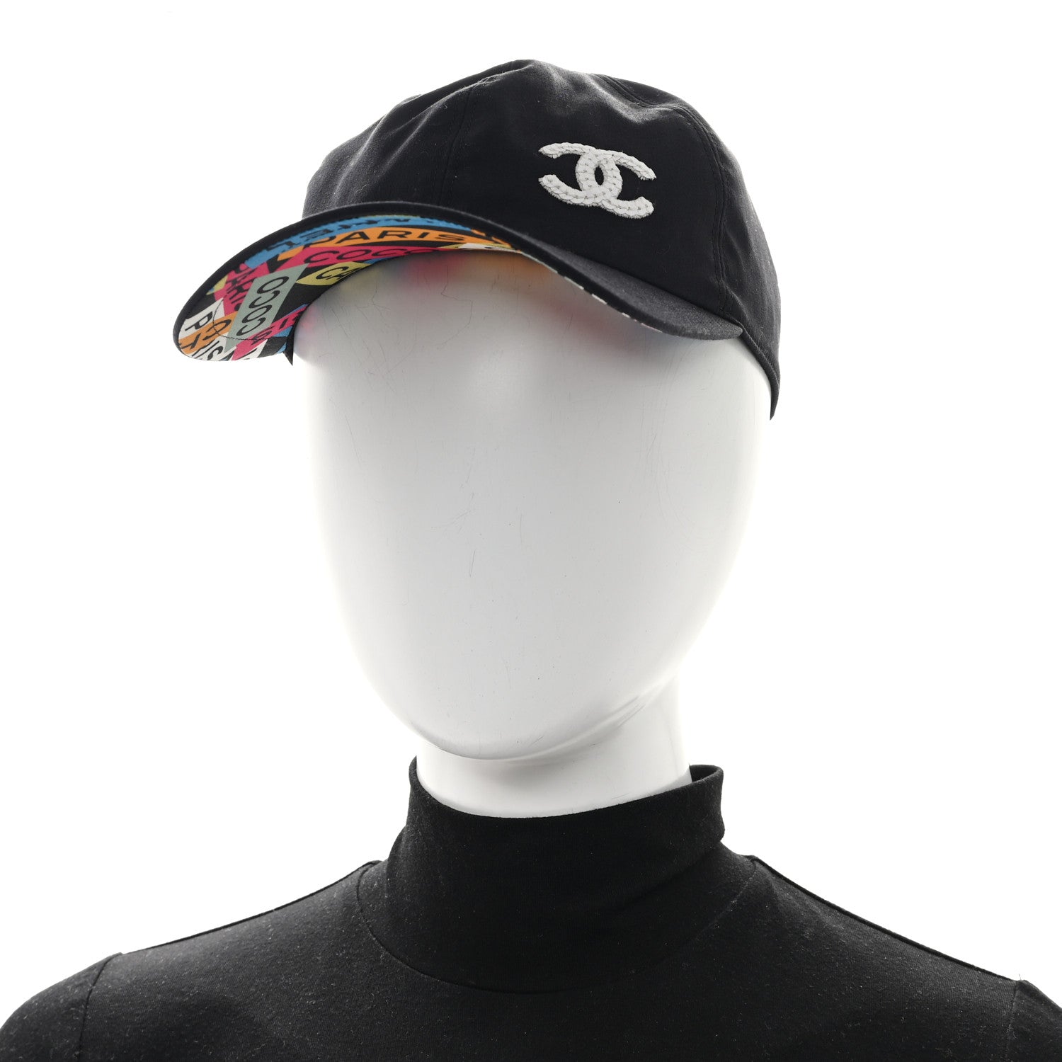 Chanel Cotton Sequin CC Cap Hat Black 1724243 – FASHIONPHILE