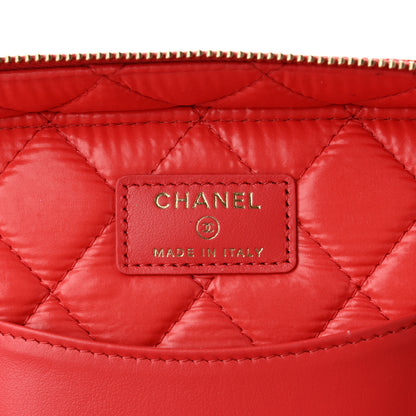 Chanel Caviar Quilted Large Vanity Pouch Red 7 of 19