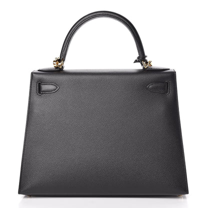 Hermes Epsom Kelly Sellier 28 Black 4 of 43