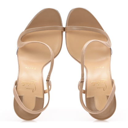 Christian Louboutin Nappa Rosalie 100 Sandals 40 Nude 2 of 9