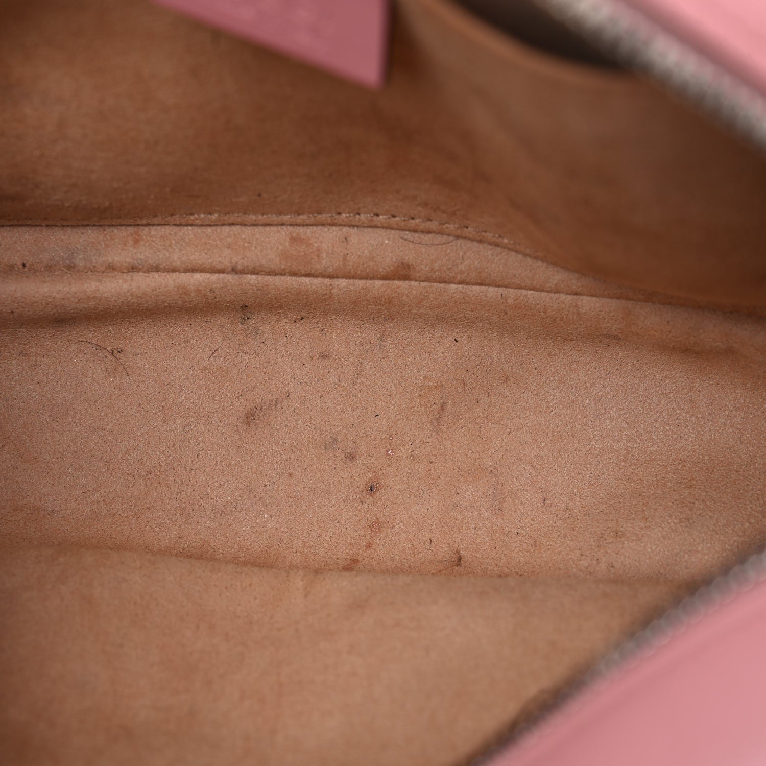 Gucci Calfskin Matelasse Small GG Marmont Chain Shoulder Bag Wild Rose 14 of 21