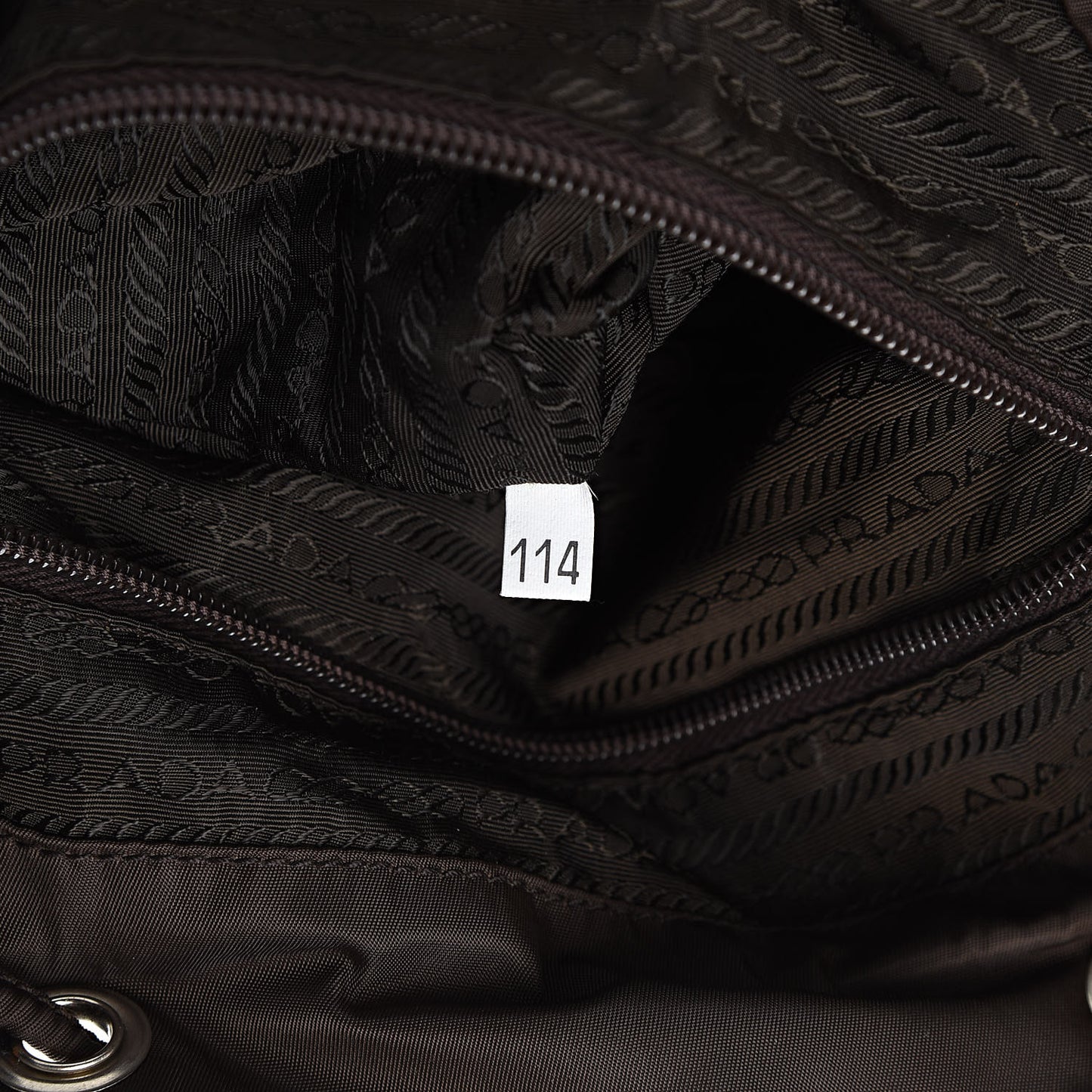 Tessuto Nylon Medium Vela Backpack Ebano