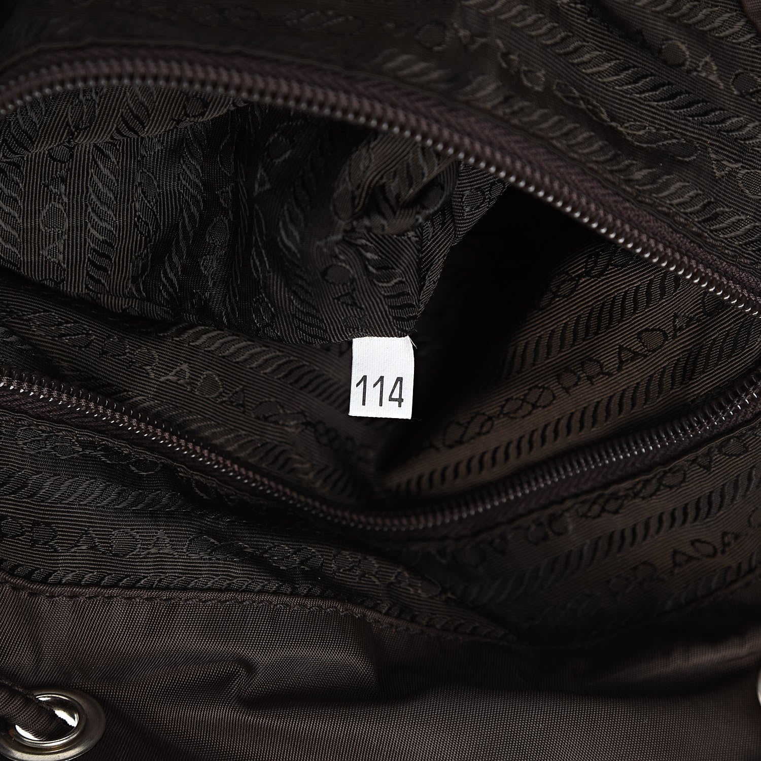 Prada Tessuto Nylon Medium Vela Backpack Ebano 7 of 12