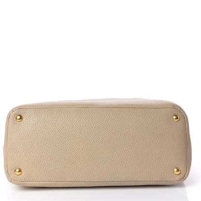 Prada Vitello Daino Side Pocket Tote Sabbia 14 of 17