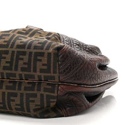 Fendi Zucca Nappa Nuvolata Vitello Tortuga Spy Tobacco Moro 11 of 15