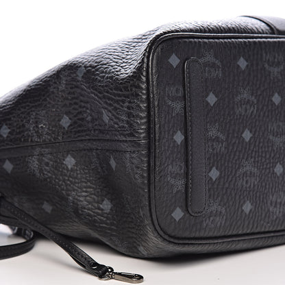 MCM Visetos Medium Liz Reversible Shopper Tote Black 13 of 17