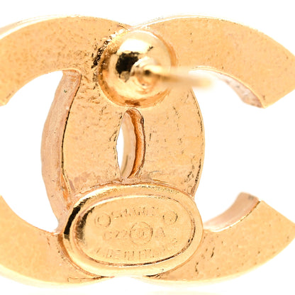 Chanel Pearl Studded CC Earrings Gold 5 of 5