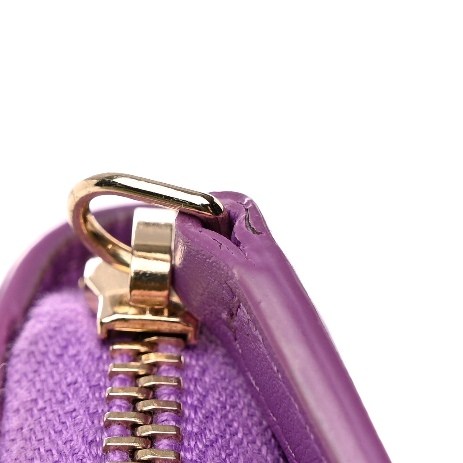 Chanel Caviar Quilted Filigree Coin Purse Purple 11 of 13