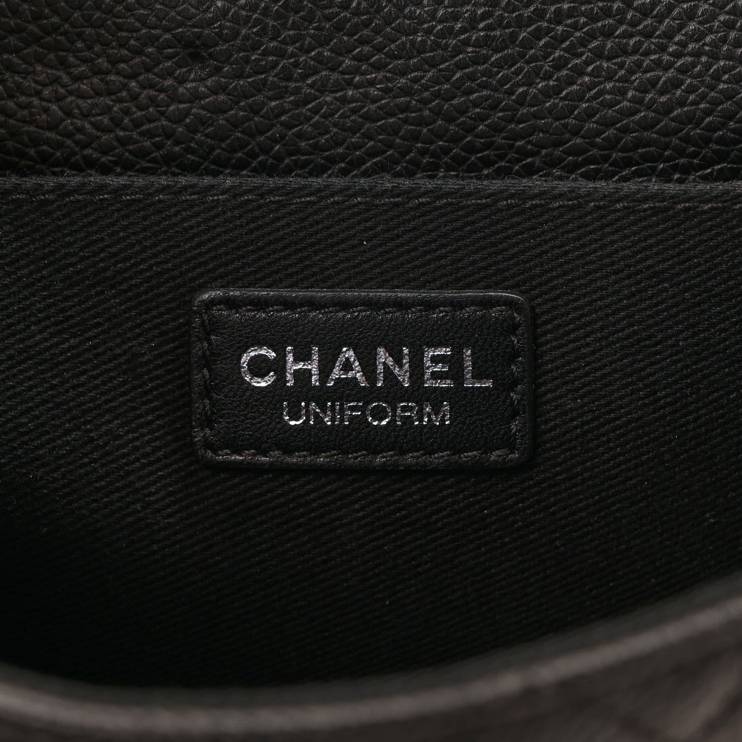 Chanel Grained Calfskin Quilted 2.55 Reissue Flap Belt Bag Clutch Black 6 of 9
