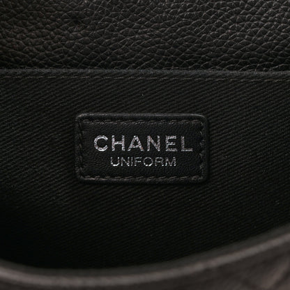 Chanel Grained Calfskin Quilted 2.55 Reissue Flap Belt Bag Clutch Black 6 of 9