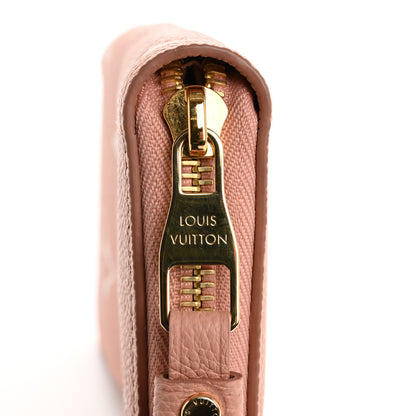 Louis Vuitton Empreinte Monogram Giant Zippy Wallet Rose Trianon Creme 7 of 8