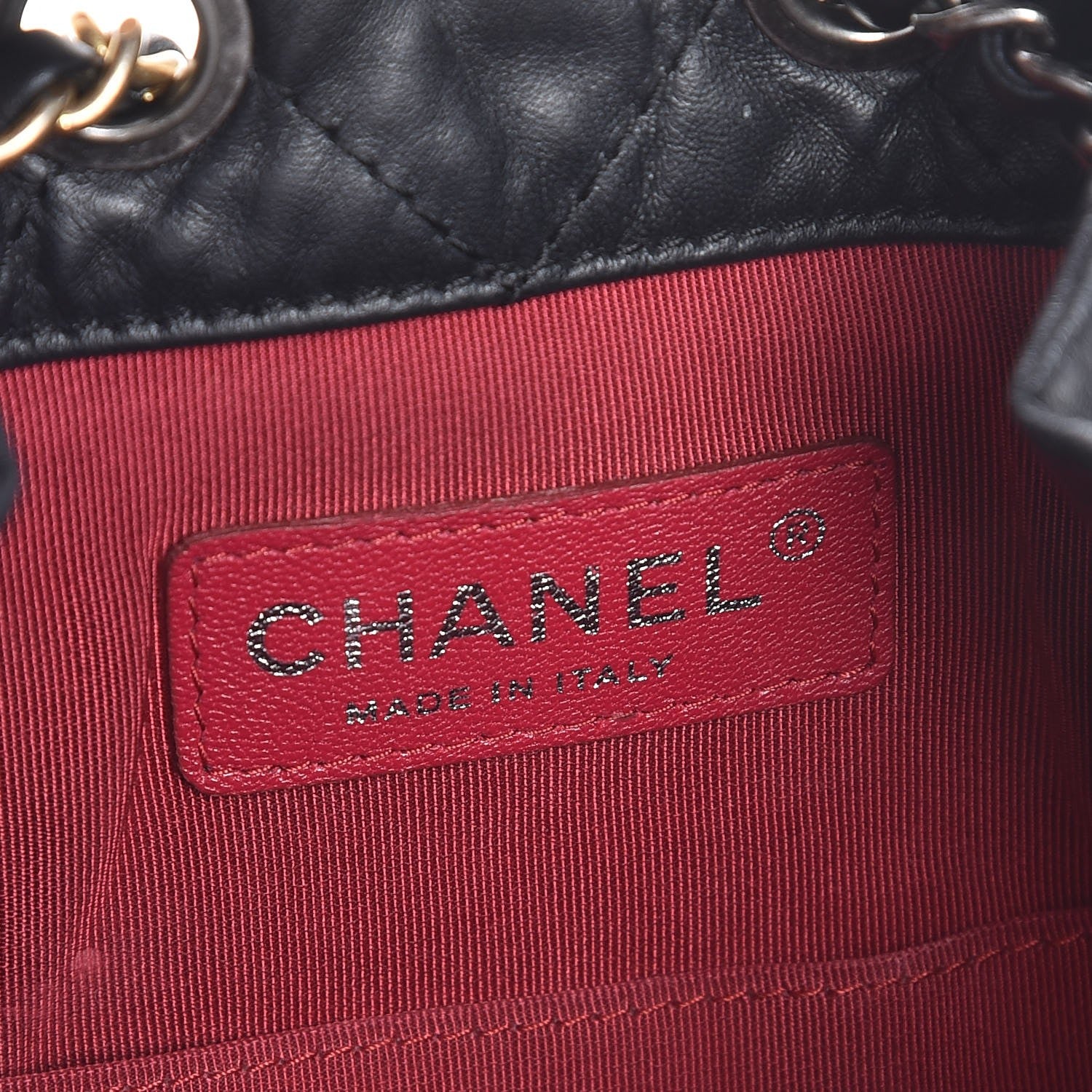 Chanel Aged Calfskin Quilted Small Gabrielle Backpack Black 6 of 8